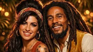 Thumbnail: Bob Marley & Amy Winehouse Island Moonlight 🌙 | Smooth Reggae Pop Groove 2026