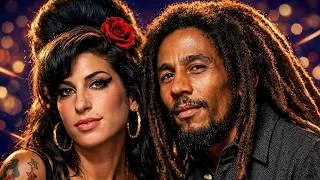 Thumbnail: Bob Marley & Amy Winehouse Golden Fire 🔥 | Chill Reggae Blues Pop Collection 2026