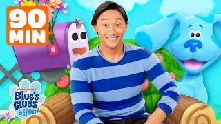 Thumbnail: Blue & Josh Read Every Letter with Mailbox for 90 Minutes! 📬💌 | Blue's Clues & You!