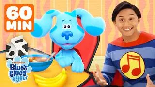 Thumbnail: Snack Time, Bath Time & Healthy Habits with Blue & Josh! 🥕🛁 | 1 Hour | Blue's Clues & You!