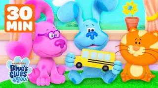 Thumbnail: 30 Minutes of Field Trip Fun with Blue, Josh & Friends! 🚀🚌 | Blue's Clues & You!
