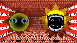 Thumbnail: My Sprunki Mr Sun Horror All Phase in Thunder Challange in Minecraft Pe 