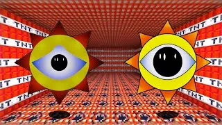 Thumbnail: Sprunki Mr Sun Horror all Phase #100 in Minecraft Pe Thunder Challange 