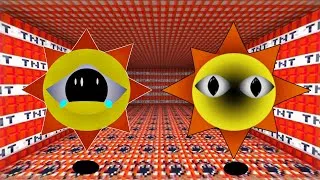 Thumbnail: My Sprunki Mr Sun Horror All Phase #100 in Minecraft Pe Thunder Challange 