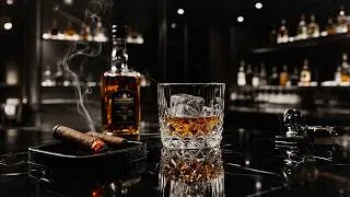 Thumbnail: Midnight Blues for Time to Yourself | Warm Guitar Music with Whiskey and a Soft Cigar Glow