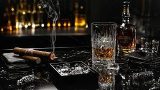Thumbnail: Dark Night Blues Guitar | Soft Background Music in a Quiet Bar with the Last Cigar Burning