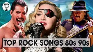 Thumbnail: Gun N' Roses, Bon Jovi, ACDC, Red Hot Chili Peppers | Top Rocks Songs Off The 80s 90s