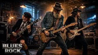 Thumbnail: ZZ Top, Eric Clapton, Led Zeppelin – Powerful Classic Blues Rock Hits & Guitar Vibes