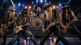 Thumbnail: AC/DC, Guns N' Roses, Led Zeppelin & ZZ Top ⚡ Classic Rock, Heavy Riffs & Raw Vocals