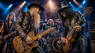 Thumbnail: AC/DC, Led Zeppelin, Eric Clapton & ZZ Top 🔥 Classic Blues Rock, Guitar Riffs & Raspy Vocals