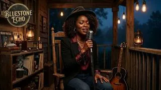 Thumbnail: Bluestone Echo – Soulful Blues Singer Performing in a Rustic Vintage Cabin