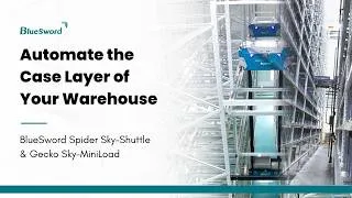 Thumbnail: Automate the Case Layer of Your Warehouse - BlueSword Spider Sky-Shuttle & Gecko Sky-MiniLoad