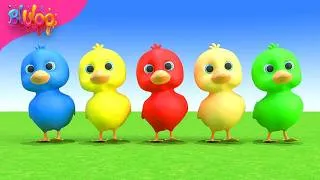 Thumbnail: Five Little Ducks | Colorful Ducks Song | BluLoo Nursery Rhymes & Kids Songs
