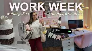 Thumbnail: trying to balance working full-time & rebranding my small business ☁️✨💻 the rebrand diaries ep5