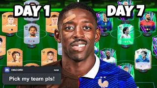 Thumbnail: I Spent 7 Days Upgrading a Viewers Team