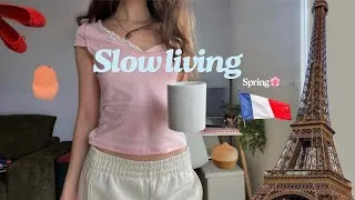 Thumbnail: Living Alone Diaries 💌 Spring in Paris 🌸, Slow Living 🧘🏻, Cozy Routine & ASMR Vibes 