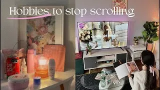 Thumbnail: Living alone slow days | trying cozy hobbies instead of scrolling 💆🏻‍♀️🩷✨