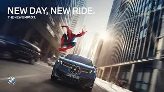 Thumbnail: Swing into action with Spider-Man and the BMW iX3 in the new Spider-Man: Brand New Day.