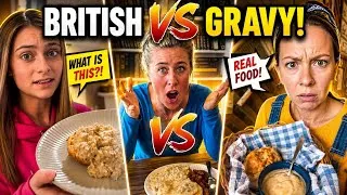 Thumbnail: British People React to America’s 'Biscuits and Gravy' – You Won't Believe Their Reaction!