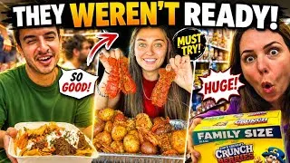 Thumbnail: Foreigners Try American Food for the First Time... Their Reactions Are Priceless! 🇺🇸🍔