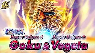Thumbnail: ULTRA "Super Saiyan 3 Goku & Super Saiyan 2 Vegeta" Character Spotlight | DRAGON BALL LEGENDS