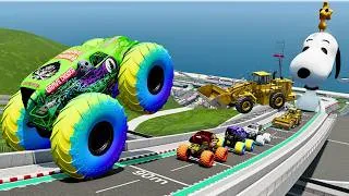 Thumbnail: Epic High Speed Monster Truck and Car Jumps #90 – BeamNG Drive | BNG Astar