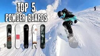 Thumbnail: Top 5 Favorite Powder Snowboards 2026 | Board Archive