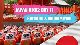 Thumbnail: Japan Vlog: Day 11 - Katsuoji Temple Day Trip, Daruma, Okonomiyaki & Osaka Shopping