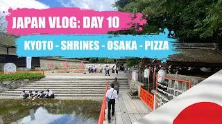 Thumbnail: Japan Vlog: Day 10 - Shrines in Kyoto, Thrifting in Osaka & Pizza!