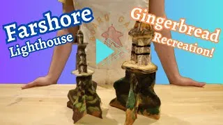 Thumbnail: Gingerbread Lighthouse from Farshore! | Board Game Bakes