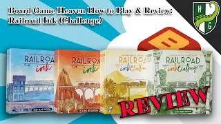 Thumbnail: Board Game Heaven How To Play & Review 279: Railroad Ink (Challenge) by Horrible Guild