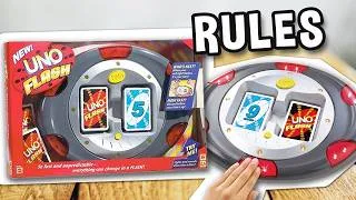 Thumbnail: How to play UNO FLASH game - official rules, instructions and gameplay | boardgamesTV x Mattel