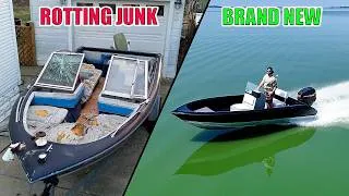 Thumbnail: I Turned some Junkyard Trash into my Dream Boat! (Crazy Restoration)