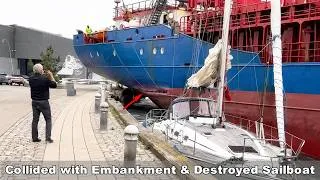 Thumbnail: 21 Most Terrifying Moments of Boats and Ships Crash Into Embankments Caught On Camera