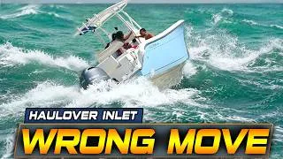 Thumbnail: ONE WAVE FROM DISASTER! The Captain Made a HUGE Mistake at Haulover Inlet | Boat Zone