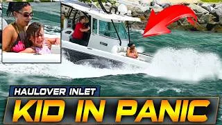 Thumbnail: RECKLESS MOM PUTS KID AT RISK AT HAULOVER INLET !! BOAT ZONE