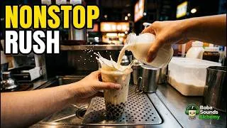 Thumbnail: This Never Stops… Milk Tea Shop Full Workflow ASMR At Latenight | Boba Sounds Alchemy