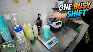 Thumbnail: POV Milk Tea Shift | One Busy Day Behind The Counter | Boba Sounds Alchemy [FHD Rem]#pov #workflow