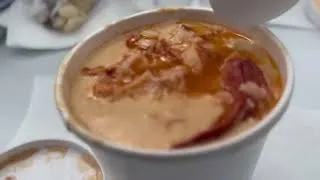 Thumbnail: THE BEST LOBSTER BISQUE IN THE WORLD#newhampshire #lobster #seafood 🦞🦞🦞🐠🐟🌊🐳🐬🦀🧜🧜‍♂️