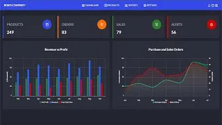 Thumbnail: Build Admin Dashboard From Scratch | HTML, CSS and JavaScript Tutorial for Beginners