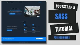 Thumbnail: Bootstrap 5 and Sass Tutorial for Beginners | Build a Landing Page From Scratch