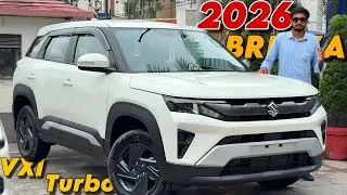 Thumbnail: 2026 BREZZA VXI Turbo ₹8.54 LAKH🥵| 2026 Brezza VXI Turbo Value For Money Model✅| Detailed Review 