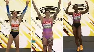 Thumbnail: Ewa Swoboda and Amy Hunt face a chaotic start before the women’s 60m final — 2026
