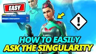 Thumbnail: How to EASILY Ask the Singularity about the Stabilizer & Damage with a Sprite Equiped - Fortnite