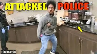 Thumbnail: I'm Going to Kick Your Ass' - Woman Battles Police in Hotel Lobby | Legal Analysis