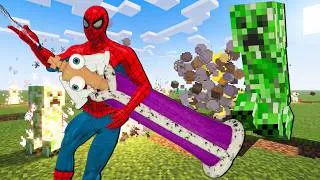 Thumbnail: SPIDER-MAN Saves KINGER From A CREEPER ARMY!
