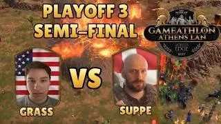 Thumbnail: Grass vs HUSKSUPPE | $10,000 Gameathlon Road to Athens Playoffs 3 Semi-Final