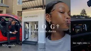Thumbnail: VLOG : life after matric ep 1(trying new places ,late night rides , MD parades etc … :)
