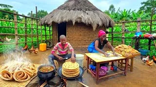 Thumbnail: African Village Cooking,The Most Mouthwatering & Common Street Meal in Our Traditional Home    