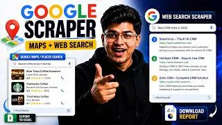Thumbnail: Google Maps & Google Search Scraper Tutorial | Extract Business Leads & SEO Data
